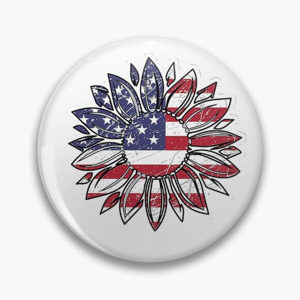 Item preview, American Flag Sunflower designed and sold by ErinKemna.