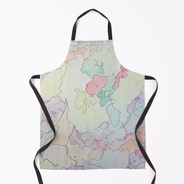 Item preview, Doodle Watercolor Map designed and sold by TheDoodleNurse.