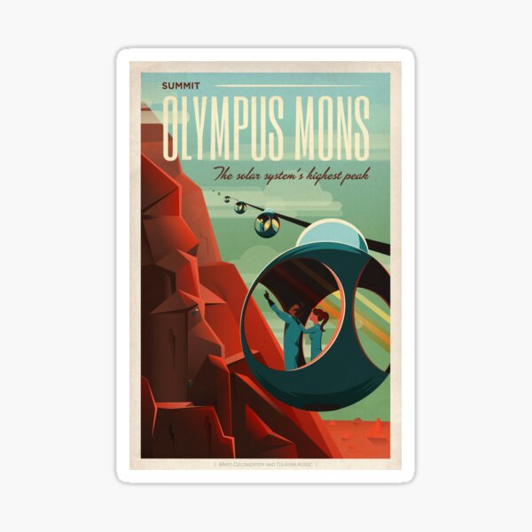 Olympus Mons Sticker
