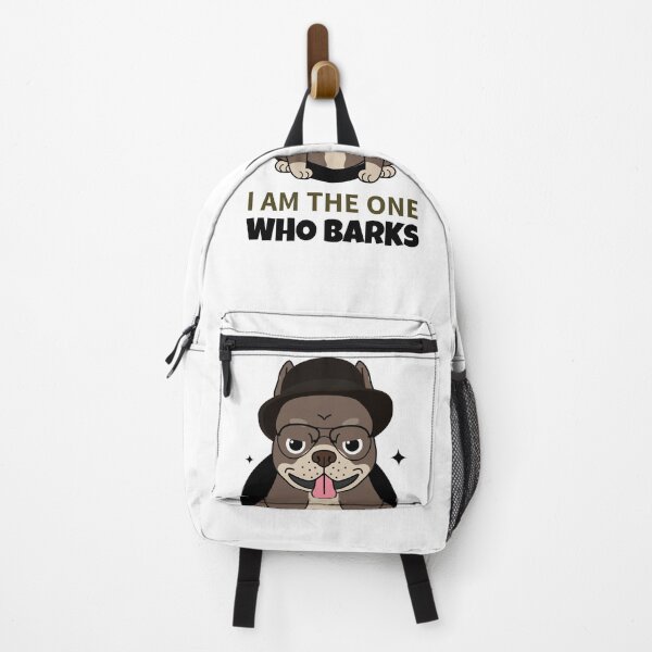 Item preview, Backpack - I Am The One Who Barks designed and sold by sillydoggy.