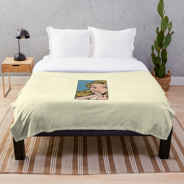 Item preview, Green-eyed blonde comic portrait designed and sold by RubberHose.