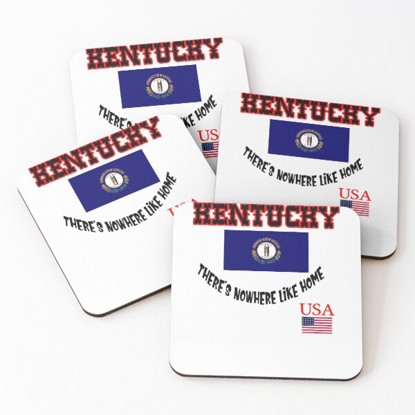 Item preview, Kentucky There's Nowhere Like Home Usa Flag Favorite State Workout Gift Ideas T Shirts designed and sold by mygiftideas.
