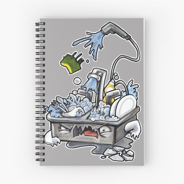 Item preview, Angry chore spiteful sink designed and sold by ArtOfBianca.