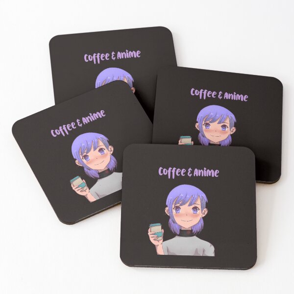 Item preview, Coffee & Anime designed and sold by BlackDogMerch20.