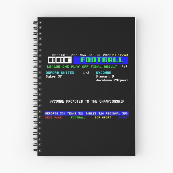 Item preview, Wycombe Wanderers League One Play Off Final 2020 CEEFAX designed and sold by boxoflyrics.