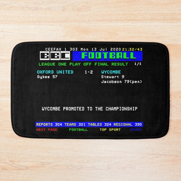 Item preview, Wycombe Wanderers League One Play Off Final 2020 CEEFAX designed and sold by boxoflyrics.