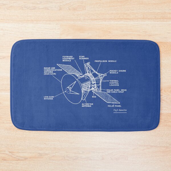 Item preview, Orbiting Space Satellite Blueprint Schematic designed and sold by kbircham.