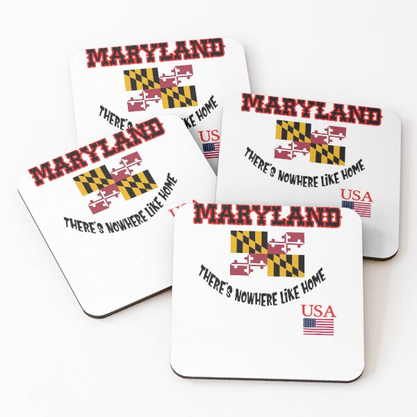 Item preview, Maryland There's Nowhere Like Home Usa Flag Favorite State Workout Gift Ideas T Shirts designed and sold by mygiftideas.