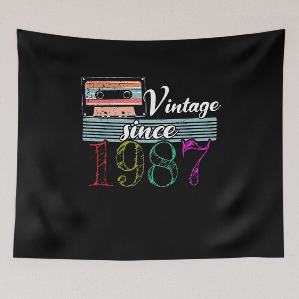 Item preview, Vintage 1987 birthday retro cassette designed and sold by shurikaner.