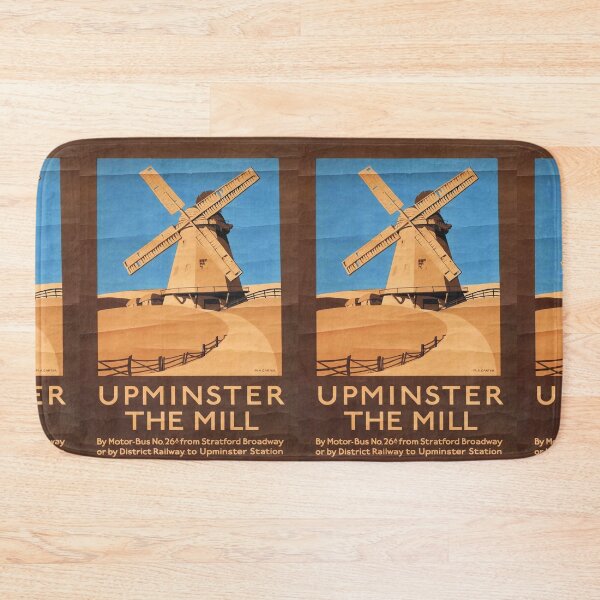 Item preview, Railway Poster Upminster designed and sold by stickart-marek.
