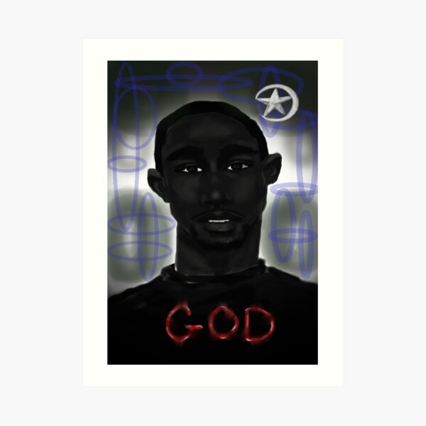 The Black Man Is God Art Print