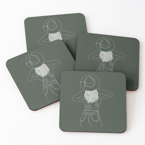 Item preview, Cowgirl Minimal Line Art designed and sold by minimallineart.