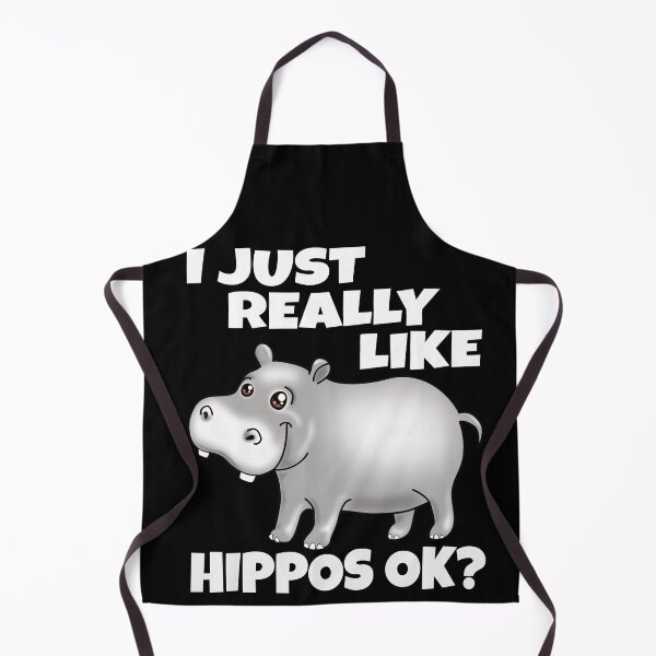 Item preview, I Just Really Like Hippos Funny Cute Hippopotamus designed and sold by pablomendoza.