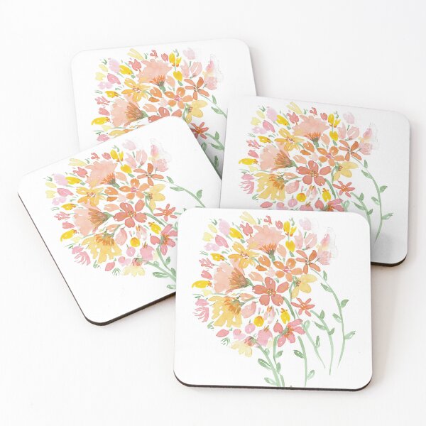 Item preview, Ramo Naranja Flojo Acuarela Floral designed and sold by CheriseMorris.