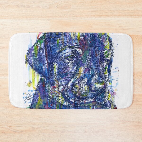Item preview, DOBERMANN PUPPY watercolor and ink portrait.2 designed and sold by lautir.
