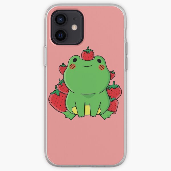 Iphone Cases Pastel Kawaii Cottagecore Aesthetic Toad Cute Strawberry Hat Frog Phone Cases Bags Purses Ugaurbanag Com