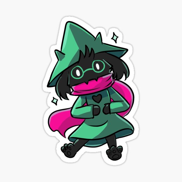 Deltarune Ralsei Stickers | Redbubble