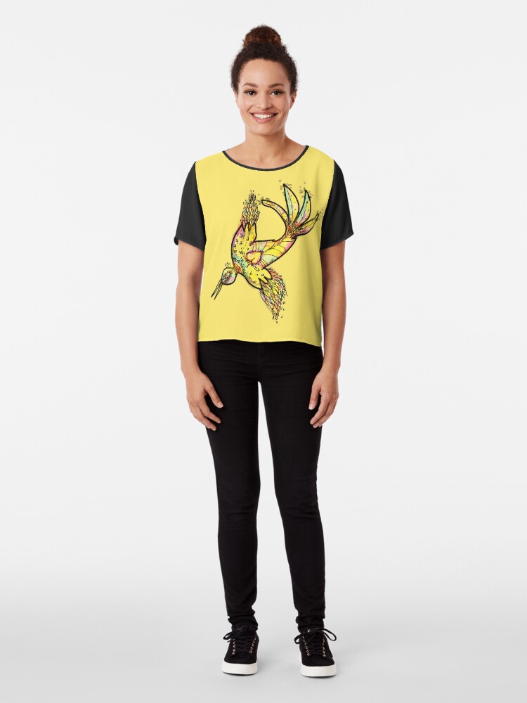 Alternate view of The Bird Chiffon Top
