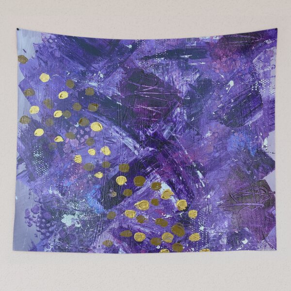 Item preview, Purple and Gold Mixed Media designed and sold by CheyanneBert.