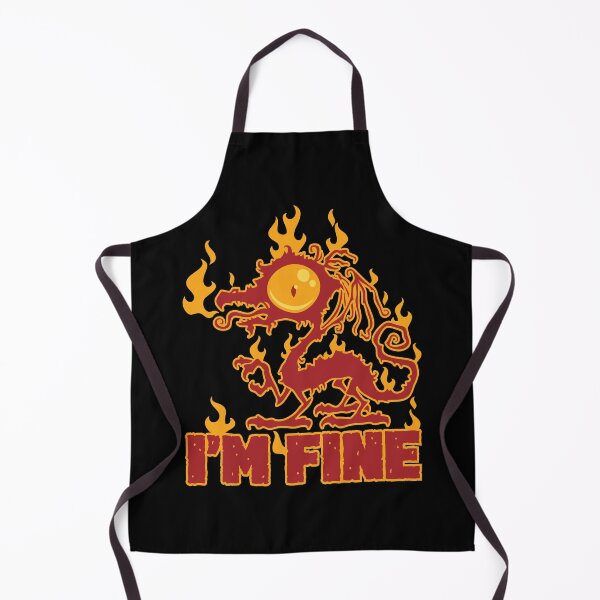 Item preview, I'm Fine Burning Dragon designed and sold by fizzgig.