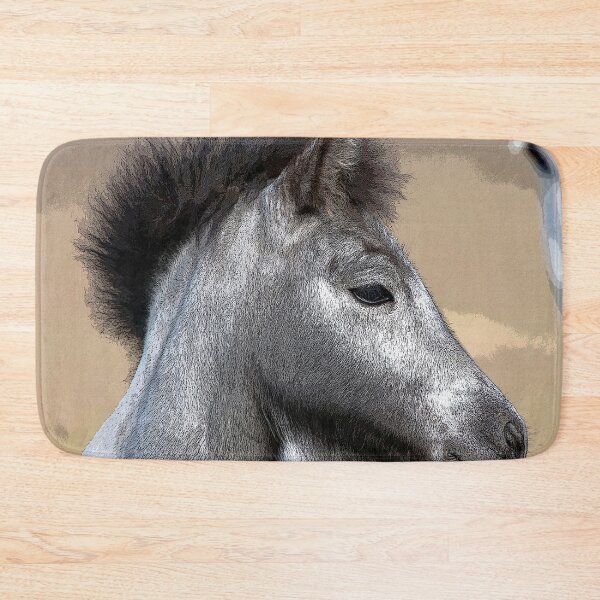 Item preview, Watercolor Horse 01, Icelandic Pony, Kufhol, Iceland, Just Me! designed and sold by CarlsonImagery4.