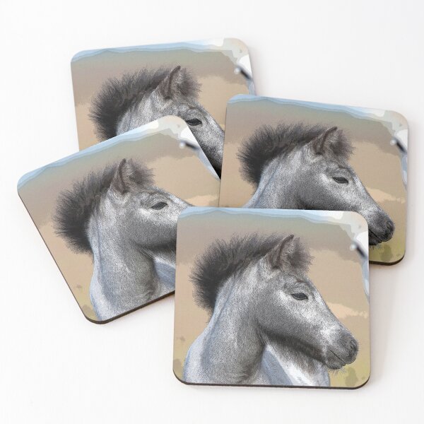 Artikelvorschau, Watercolor Horse 01, Icelandic Pony, Kufhol, Iceland, Just Me! entworfen und verkauft von CarlsonImagery4.