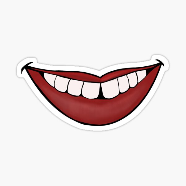 Gap Teeth Stickers for Sale | Redbubble Gap Teeth Stickers for Sale | Redbubble