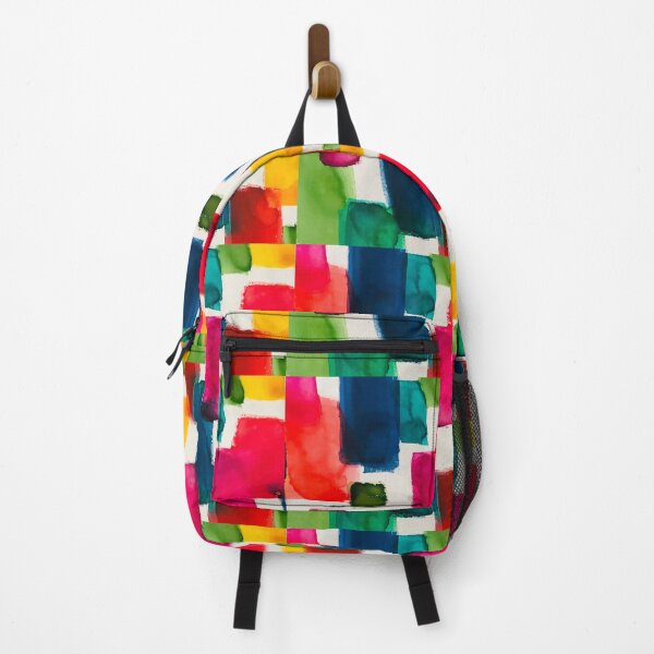 Item preview, Rainbow Watercolor Block Print designed and sold by HollyDFordArt.
