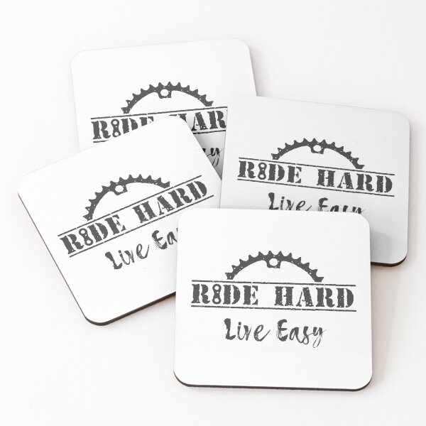Item preview, Ride Hard Live Easy Cycling designed and sold by Esskay Designs.