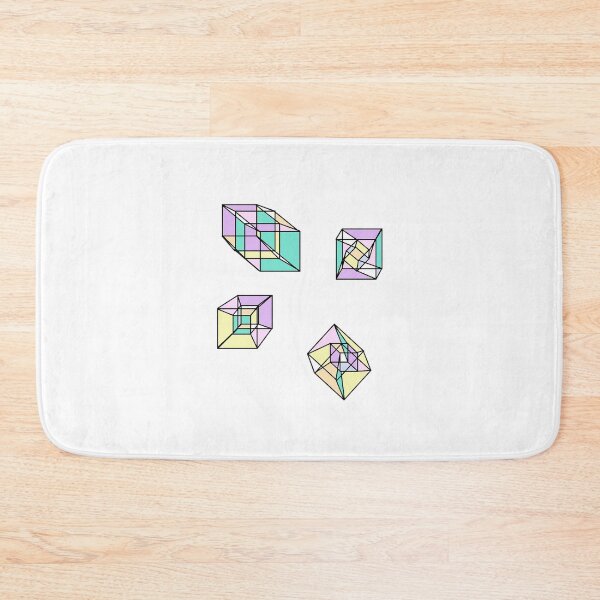 Item preview, hipercube / tesseract colorfull designed and sold by haagingrid.
