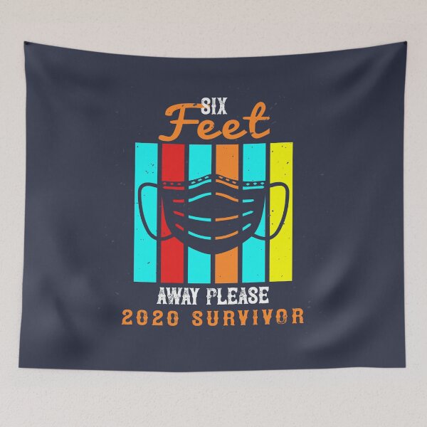 Item preview, Six Feet Away Please - 2020 Survivor designed and sold by shop4fun.