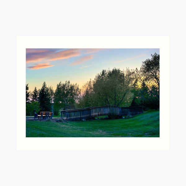 Lonely Bridge Art Print