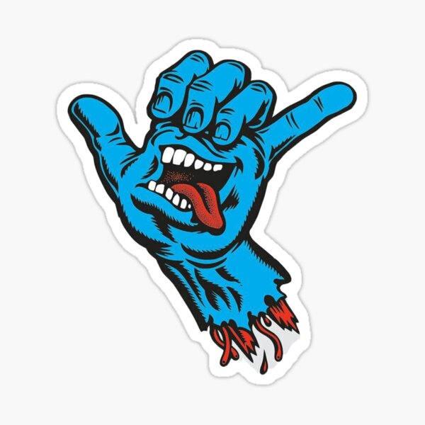 Santa Cruz Shaka Sticker