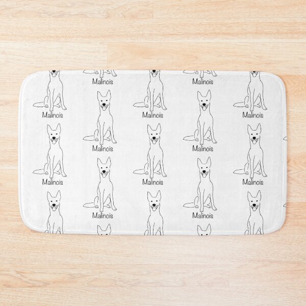 Item preview, Outline Belgian Shepherd Malinois Dog designed and sold by Mat Dixon.