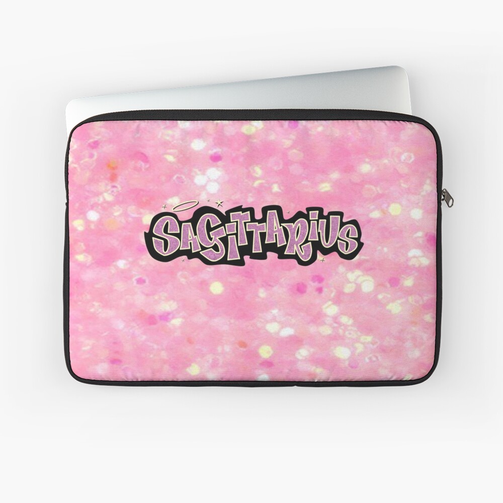 sagittarius bratz style - iconic pink glitter font logo cute y2k aesthetic  Mounted Print for Sale by sweetnsourbunny