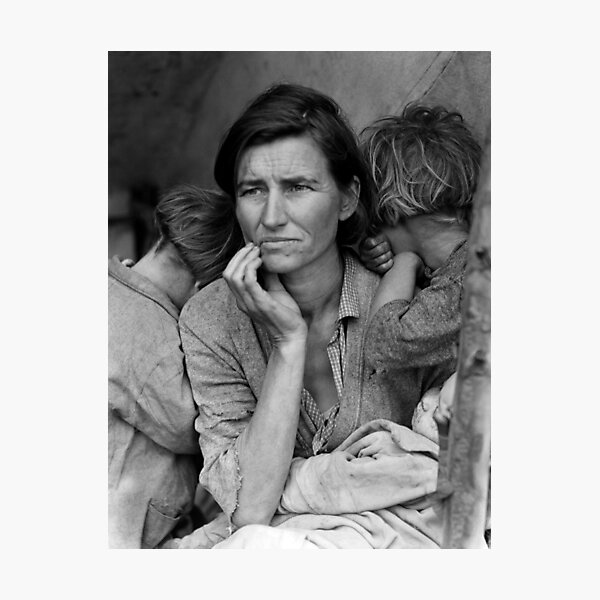 Item preview, Migrant Mother - Florence Thompson And Children - 1936 designed and sold by warishellstore.