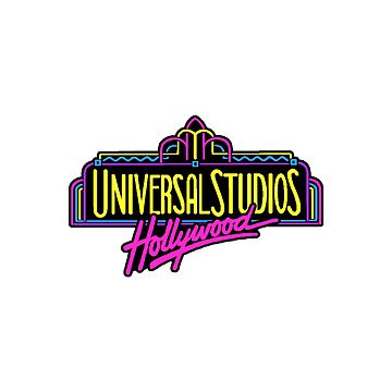 Universal studios hollywood Sticker for Sale by TS Shop