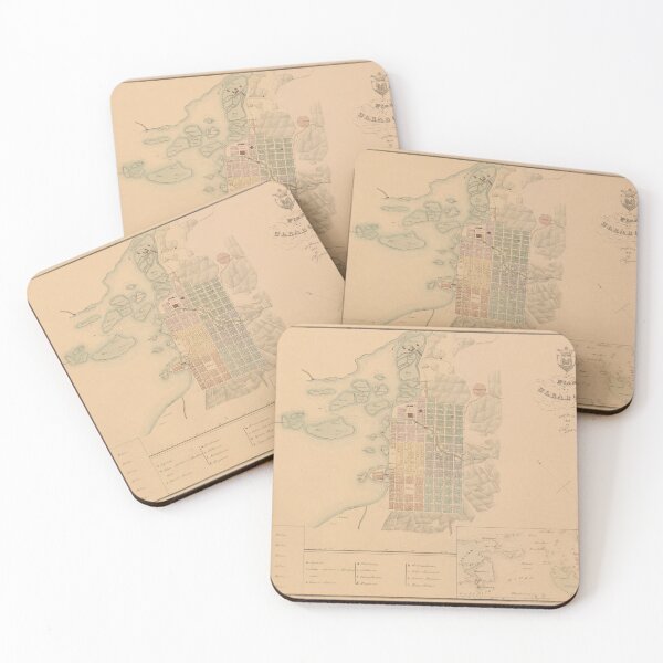 Item preview, Vintage Map of Oulu Finland (1839) designed and sold by BravuraMedia.