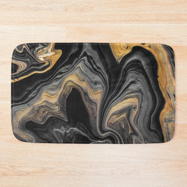 Item preview, Black and yellow minimalist paint texture designed and sold by BlankaDesigns.