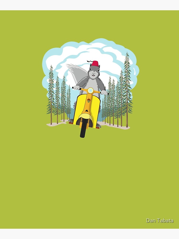 Squirrel on a Scooter by dmtab