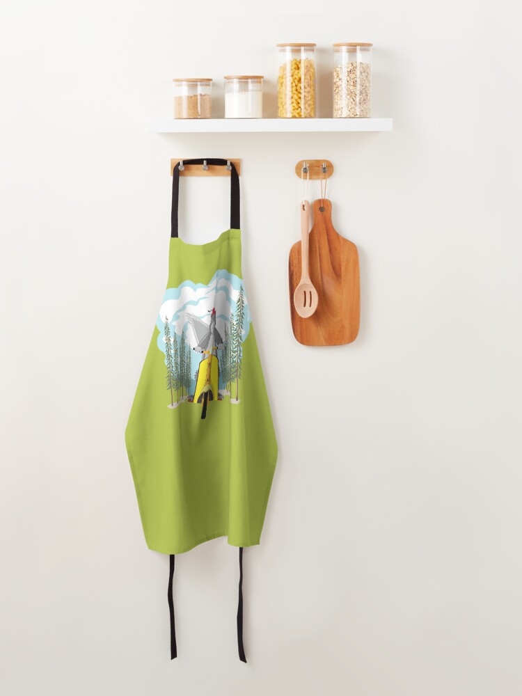 Alternate view of Squirrel on a Scooter Apron