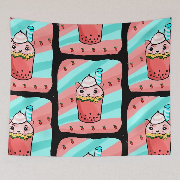 Item preview, Strawberry Cow Bubble tea designed and sold by kestrada2906.