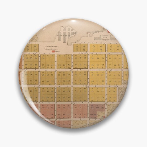 Item preview, Vintage Map of Oulu Finland (1876) designed and sold by BravuraMedia.