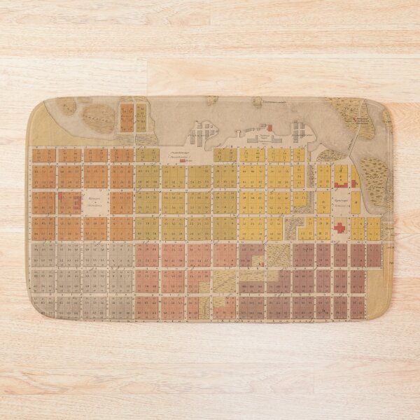Item preview, Vintage Map of Oulu Finland (1876) designed and sold by BravuraMedia.
