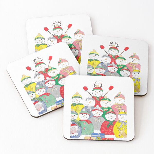Item preview, Jolly Snowmen designed and sold by Lorna Ponting.