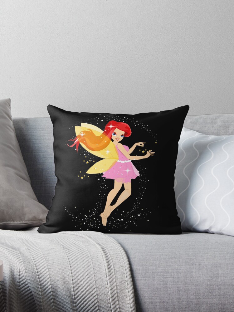 Thumbnail 1 of 4, Pillow, Francesca The Good Witch Fairy™ designed and sold by TeelieTurner.