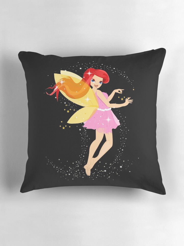 Thumbnail 3 of 4, Pillow, Francesca The Good Witch Fairy™ designed and sold by TeelieTurner.