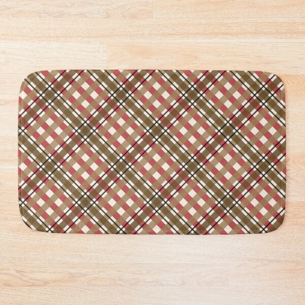 Item preview, Brown and Dark Red Line Pattern designed and sold by girlsintech101.
