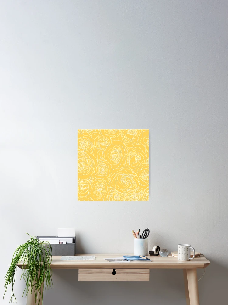 Thumbnail 2 of 3, Poster, Sunshine Roses designed and sold by ColorObsession.