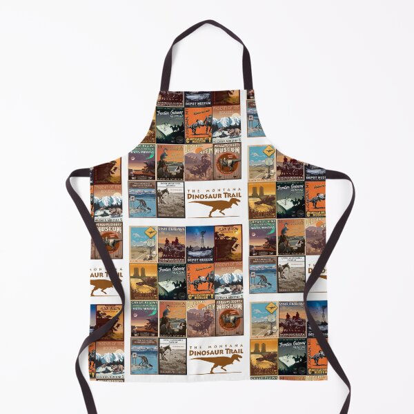 Montana Dino Trail Collection Apron